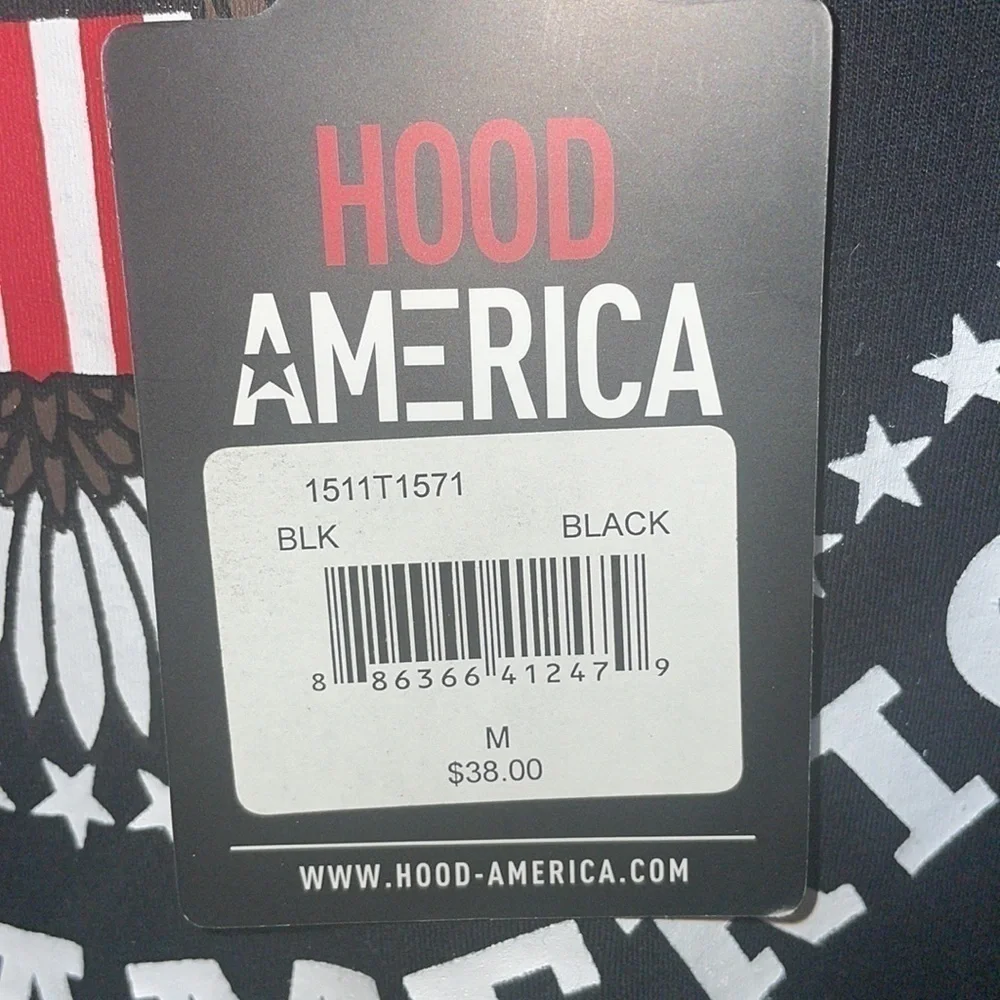 BOGO 🌸🌼 HOOD America NWT Home of the Brave Eagle Shirt